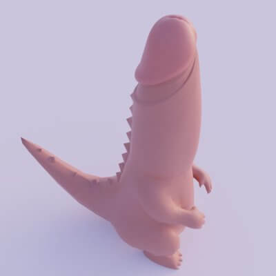 dino sex toy Dino-Dick Silicone Dildo