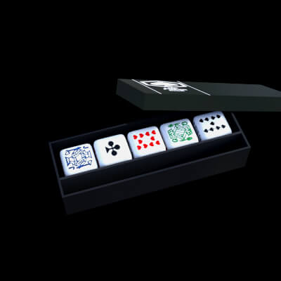 Liars Dice Poker Dice Model Set for DAZ Studio