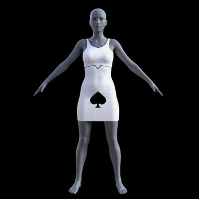 Queen of Spades Outfit Two for Genesis 8 Female