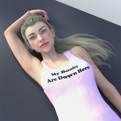 Single LIE Mat Preset Free for G8F Base Shirt and HW Hoodie by shadowyartsdirty