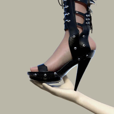 Spiked Heel Shoes for Genesis 8 and 8.1 Female