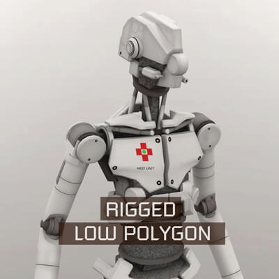 Medical Bot LP Rigged