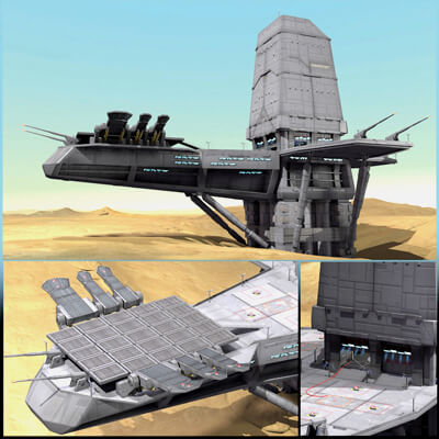 Planet Base FBX