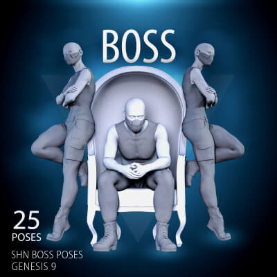 Shn Boss Poses for Genesis 9