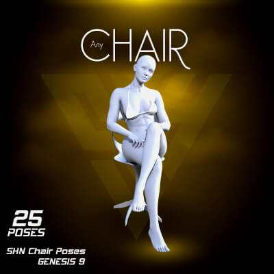 Shn Chair Poses for Genesis 9