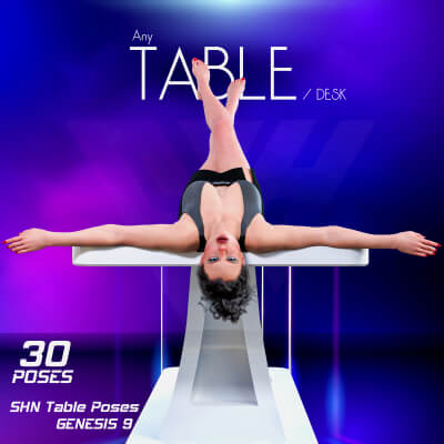 Shn Table Poses for Genesis 9 Female