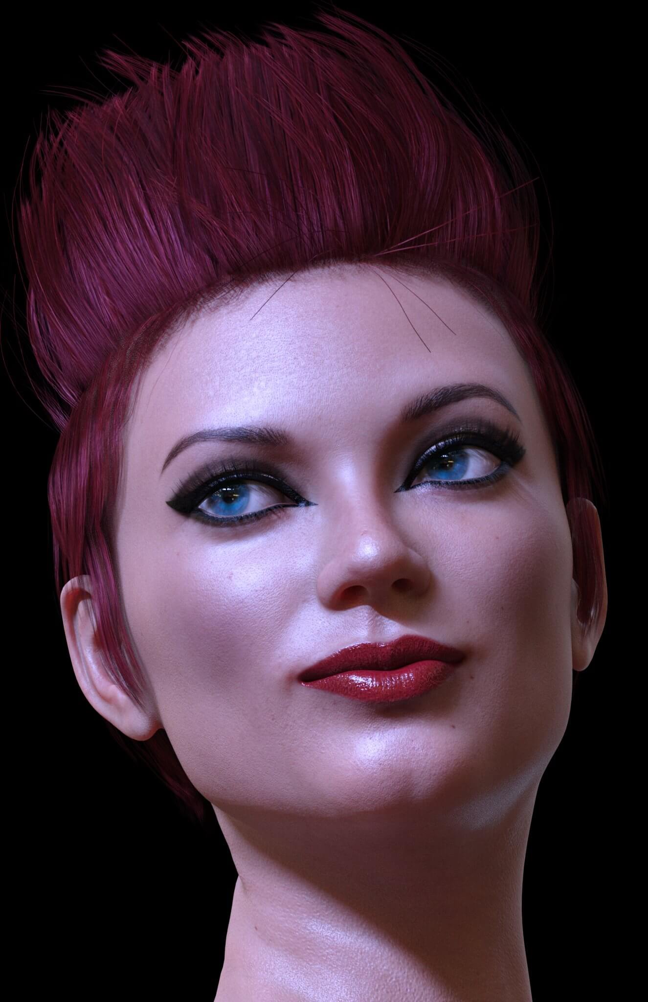 Sparkling Eyes 3D Render RenderHub Gallery