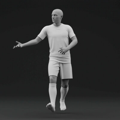 Celebration Pose Arms Down