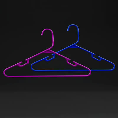 Plastic Clothes Hanger