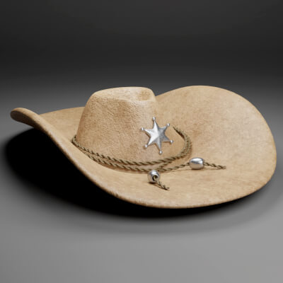 Cowboy Leather Hat