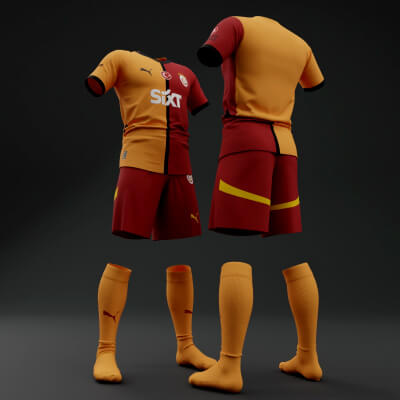 Galatasaray 2024 2025 Home Jersey Main