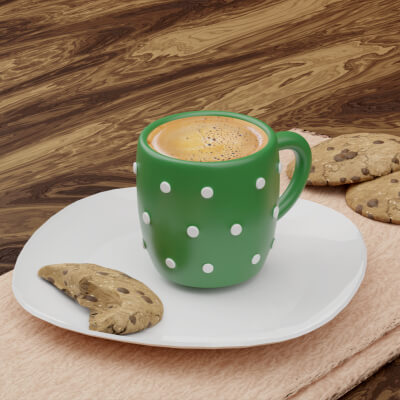 Mug Scene With Cookies