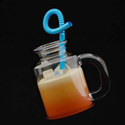 Orange Milkshake