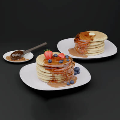 Pancake With Honey