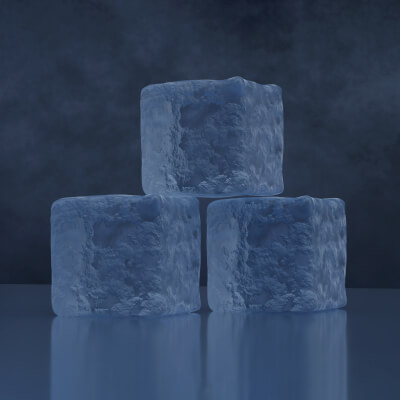 Realistic Ice Cubes