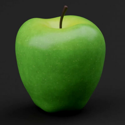 Realistic Green Apple