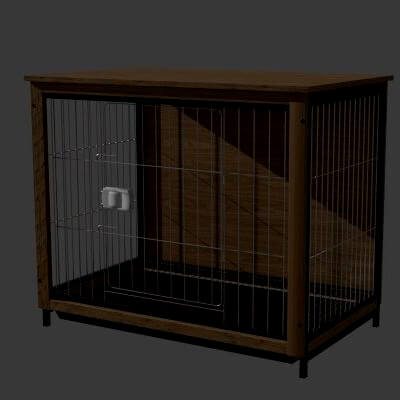 Fancy Dog Cage - Free 3D Model by Sheldon_Arnst