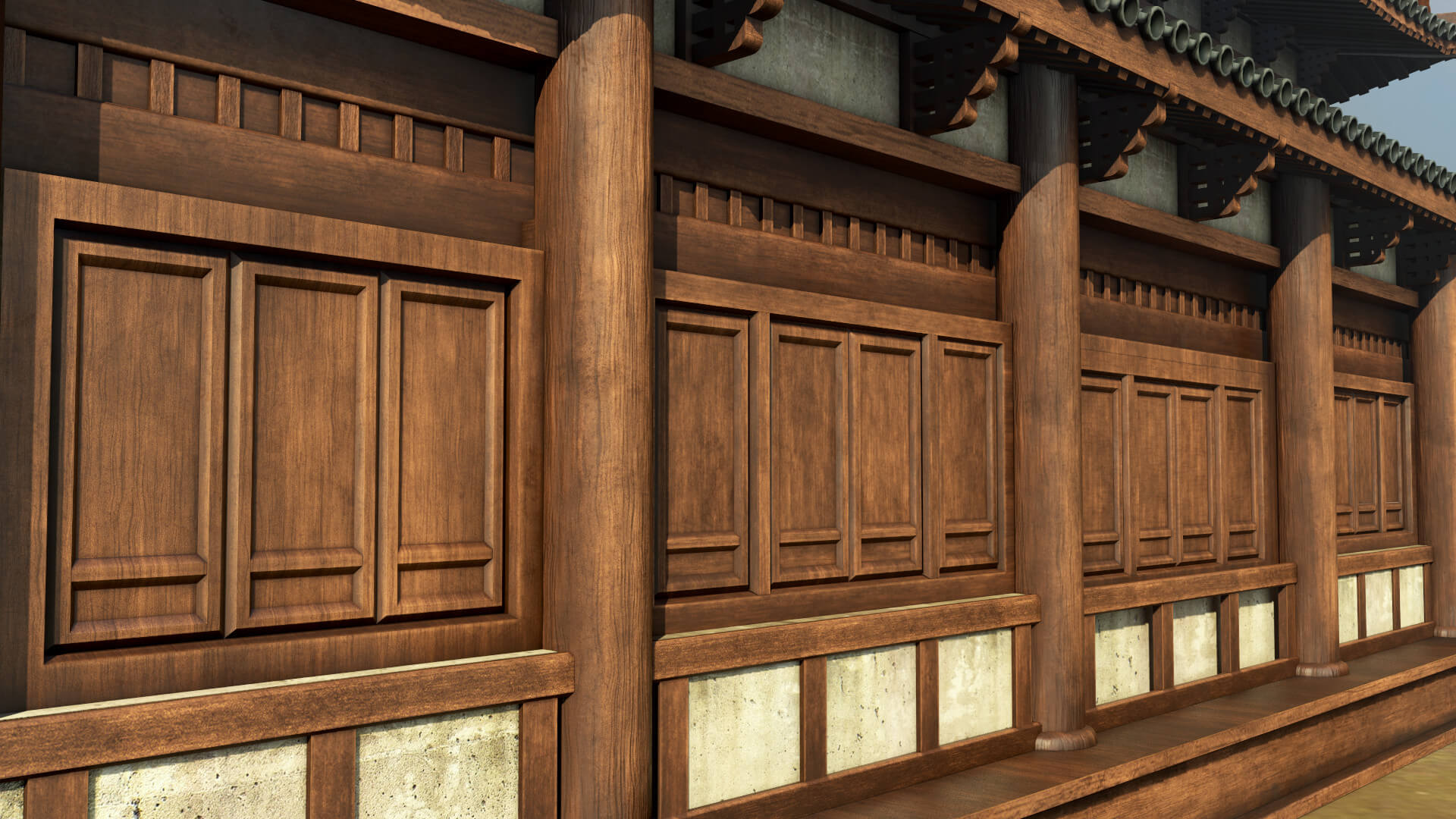 Asian Japanese Traditional Building Collection - 3D Model by sherazahmad