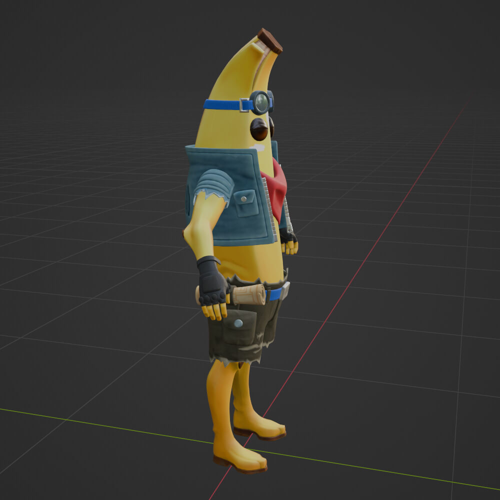 Adventure Peely - Fortnite 3D Model by Shevraar