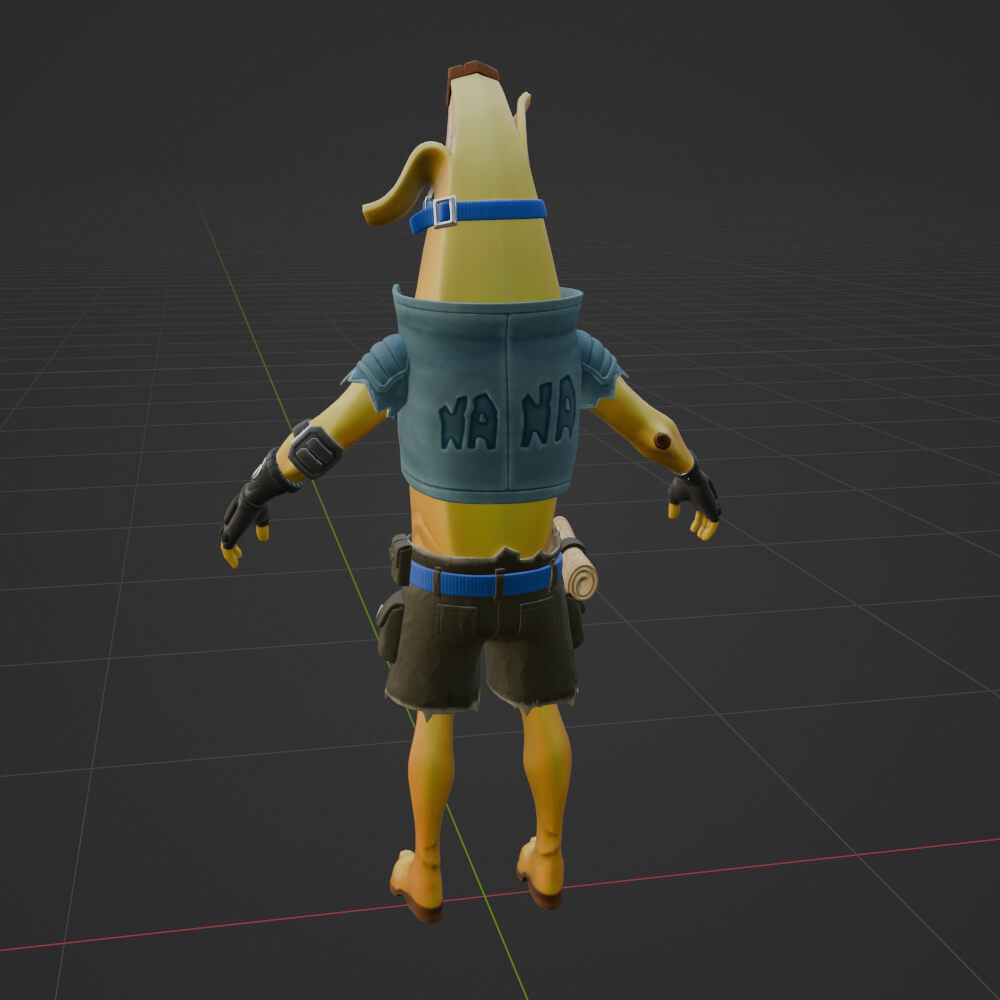 Adventure Peely - Fortnite 3D Model by Shevraar