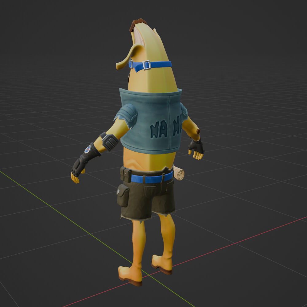 Adventure Peely - Fortnite 3D Model by Shevraar