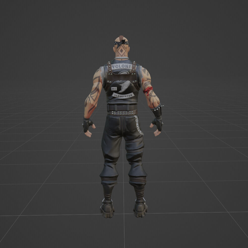 Backbone Fortnite 3D Model by Shevraar