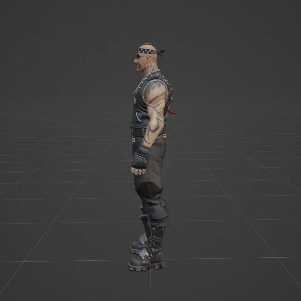 Backbone Fortnite 3D Model by Shevraar