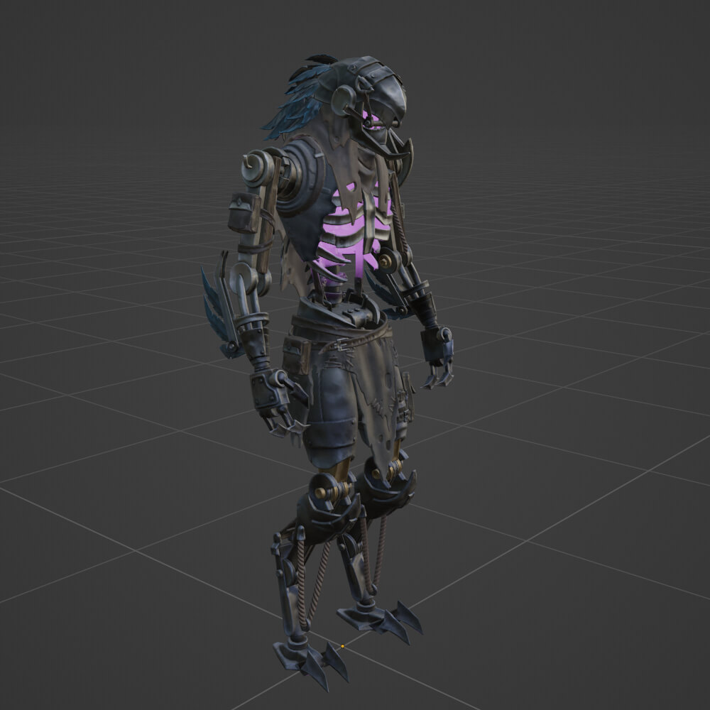 Grave Feather Fortnite 3D Model by Shevraar