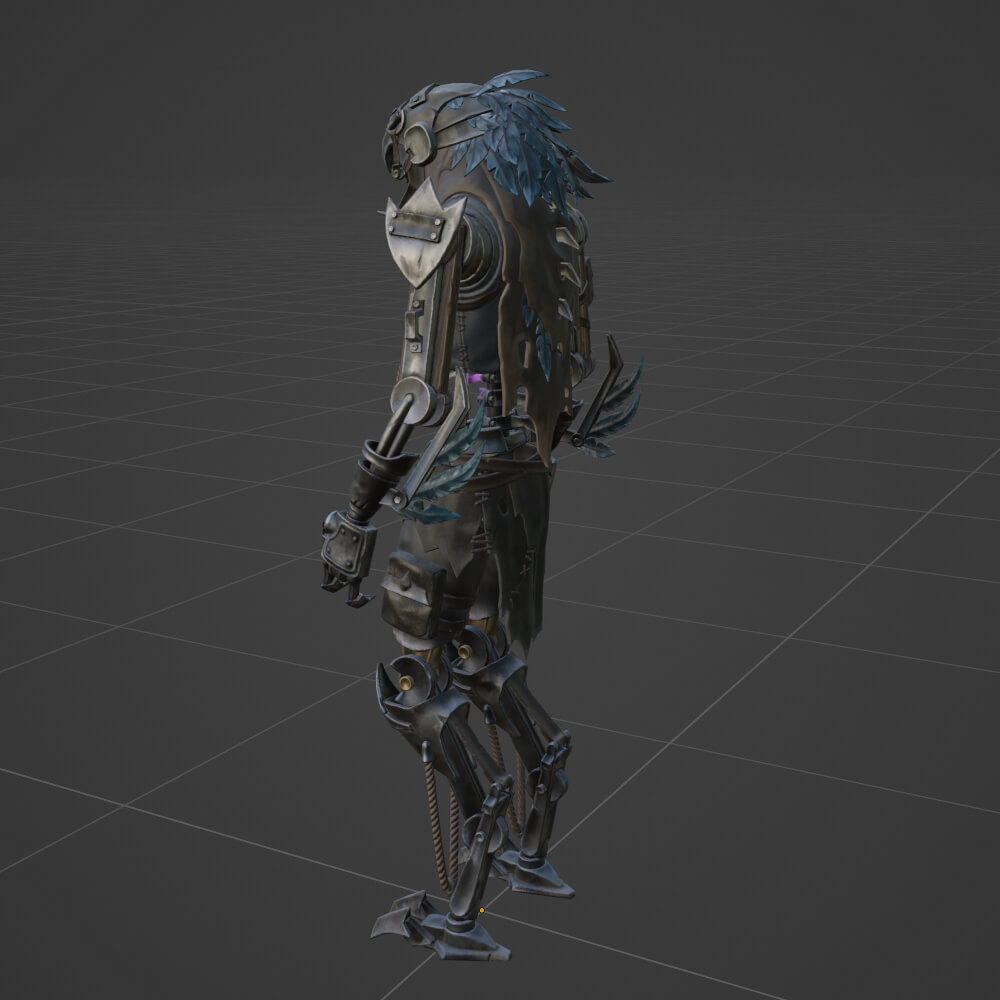 Grave Feather Fortnite 3D Model by Shevraar