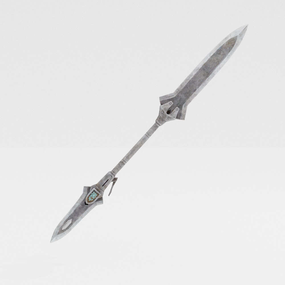 Iron Blade Insect Glaive Monster Hunter World 3D Model by Shevraar