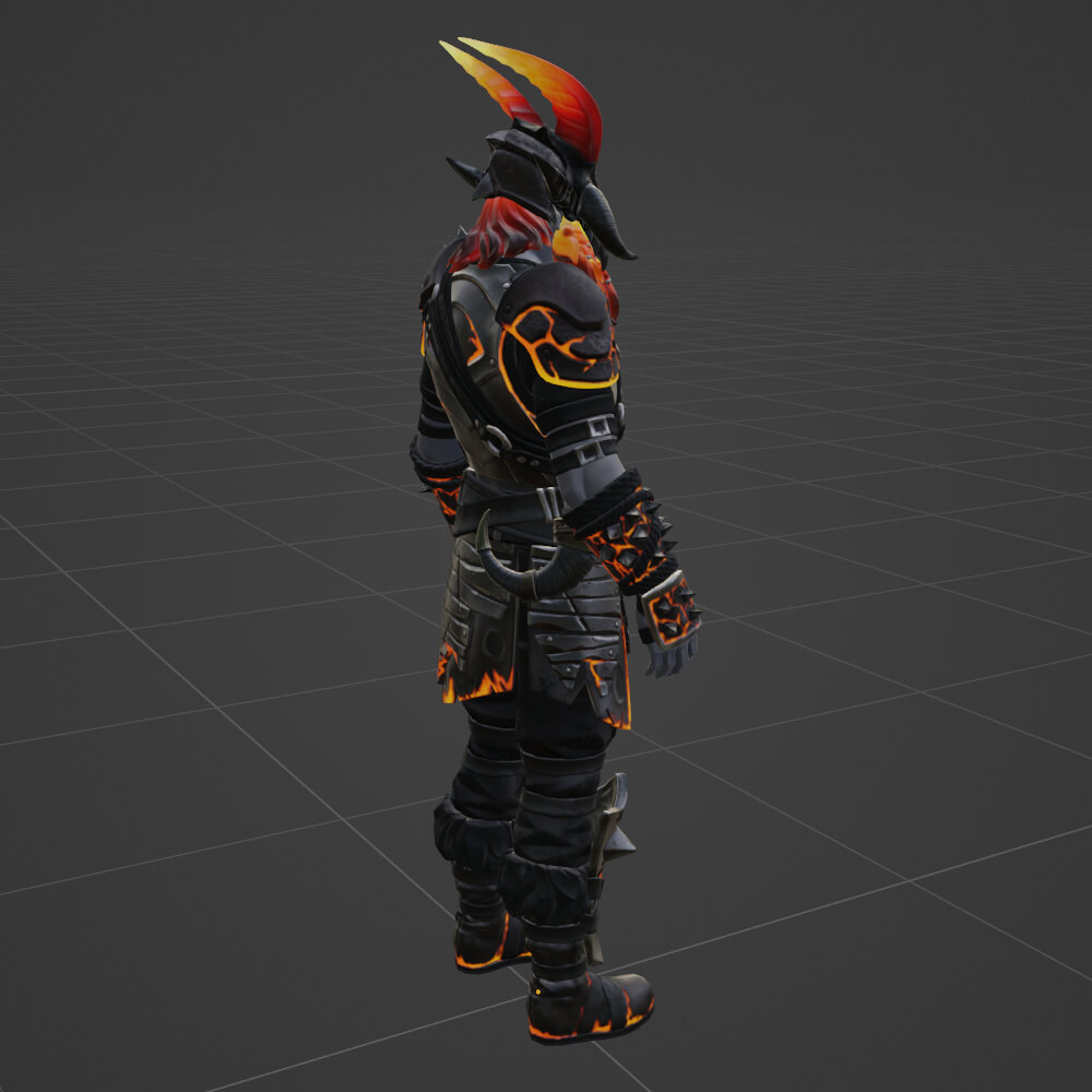 Molten Ragnarok - Fortnite 3D Model by Shevraar