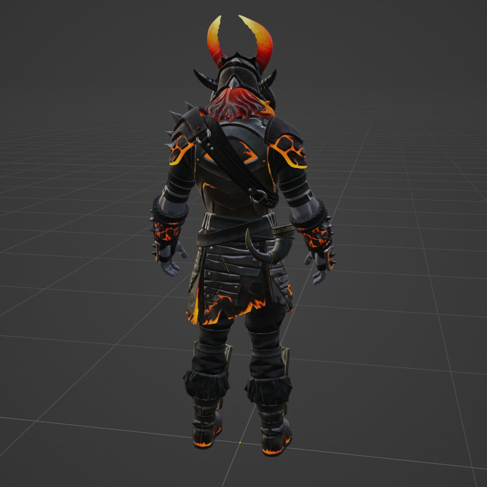 Molten Ragnarok - Fortnite 3D Model by Shevraar