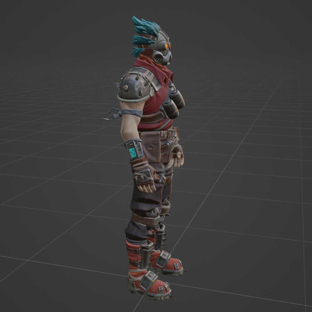 Ruckus Default Fortnite 3D Model by Shevraar