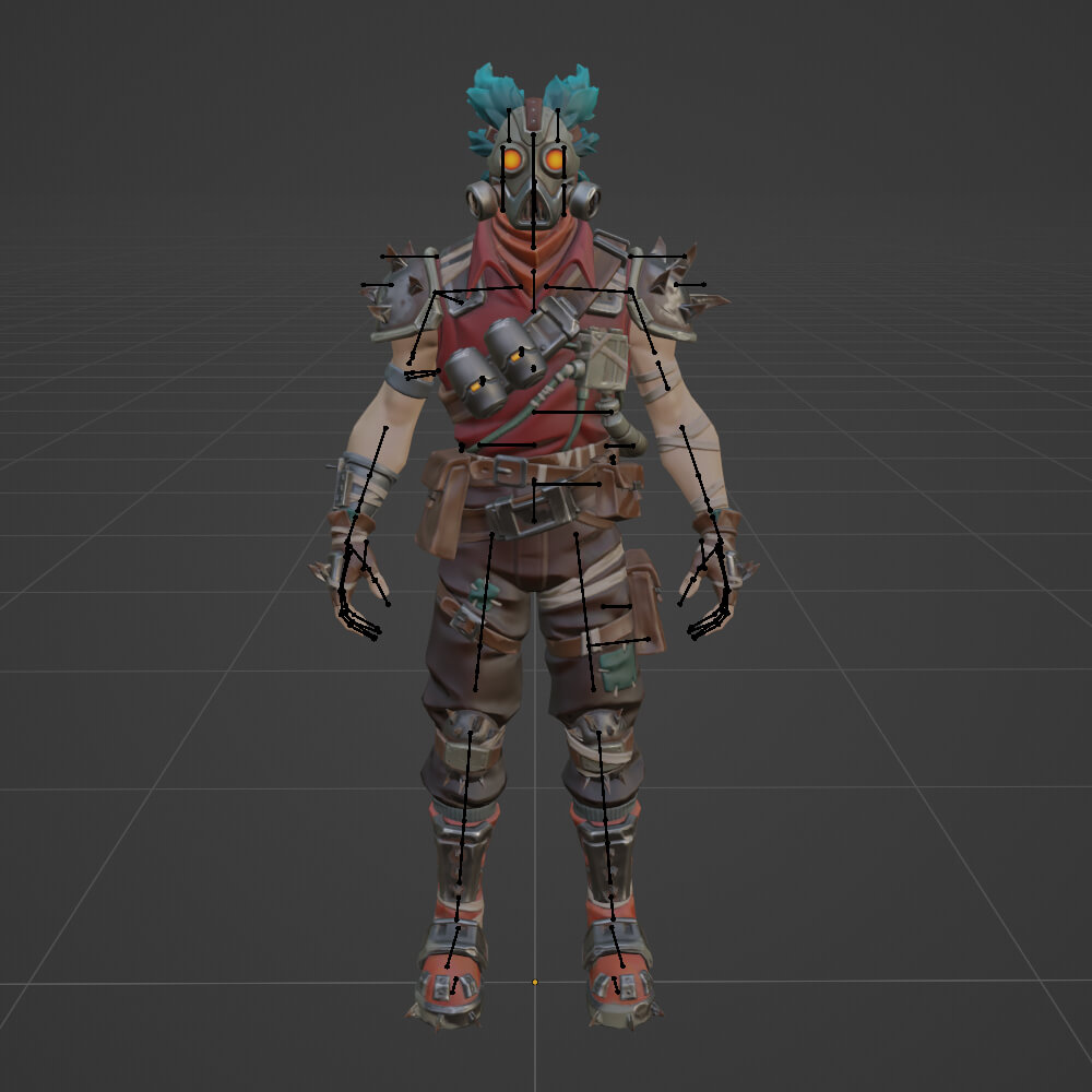 Ruckus Default Fortnite 3D Model by Shevraar