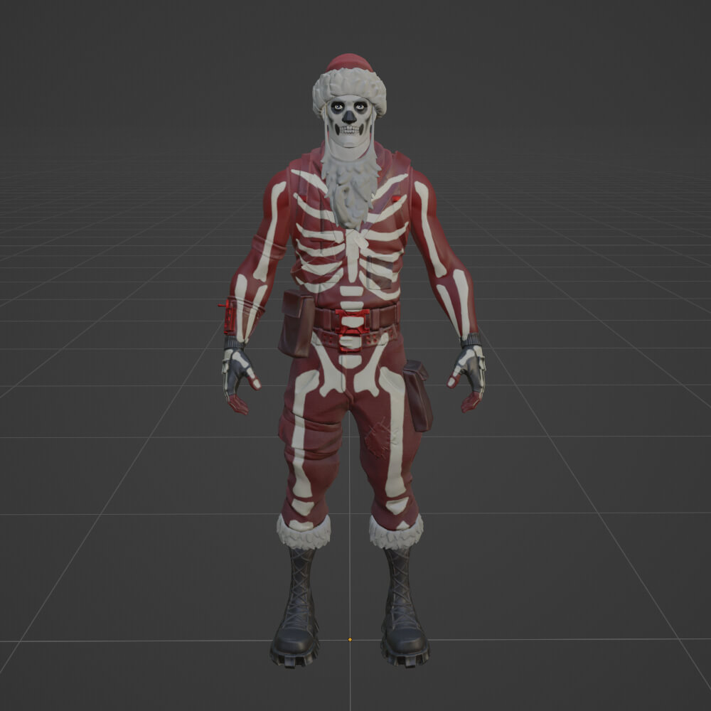 Yule Trooper Fortnite 3D Model by Shevraar