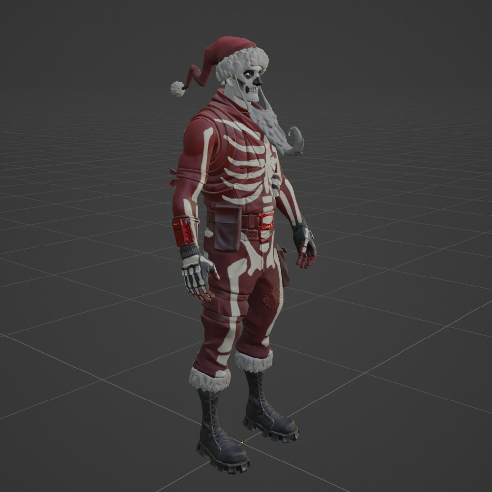Yule Trooper Fortnite 3D Model by Shevraar