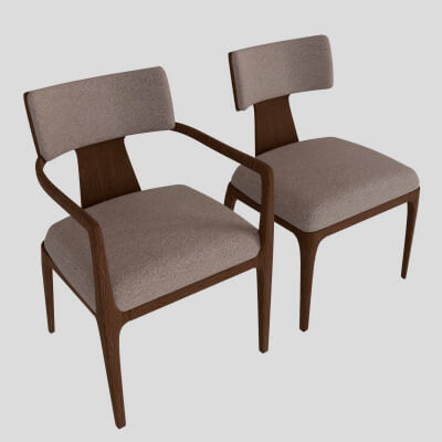 Fabric Dining Armchair