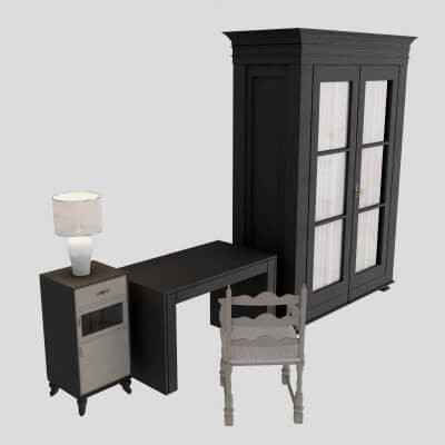 Restored Vintage Furniture Set