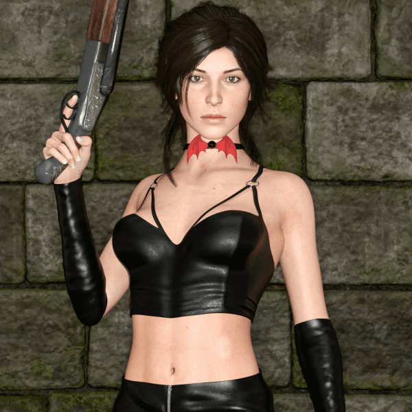 Lara Croft, sexy, chest 3D Render | RenderHub Gallery