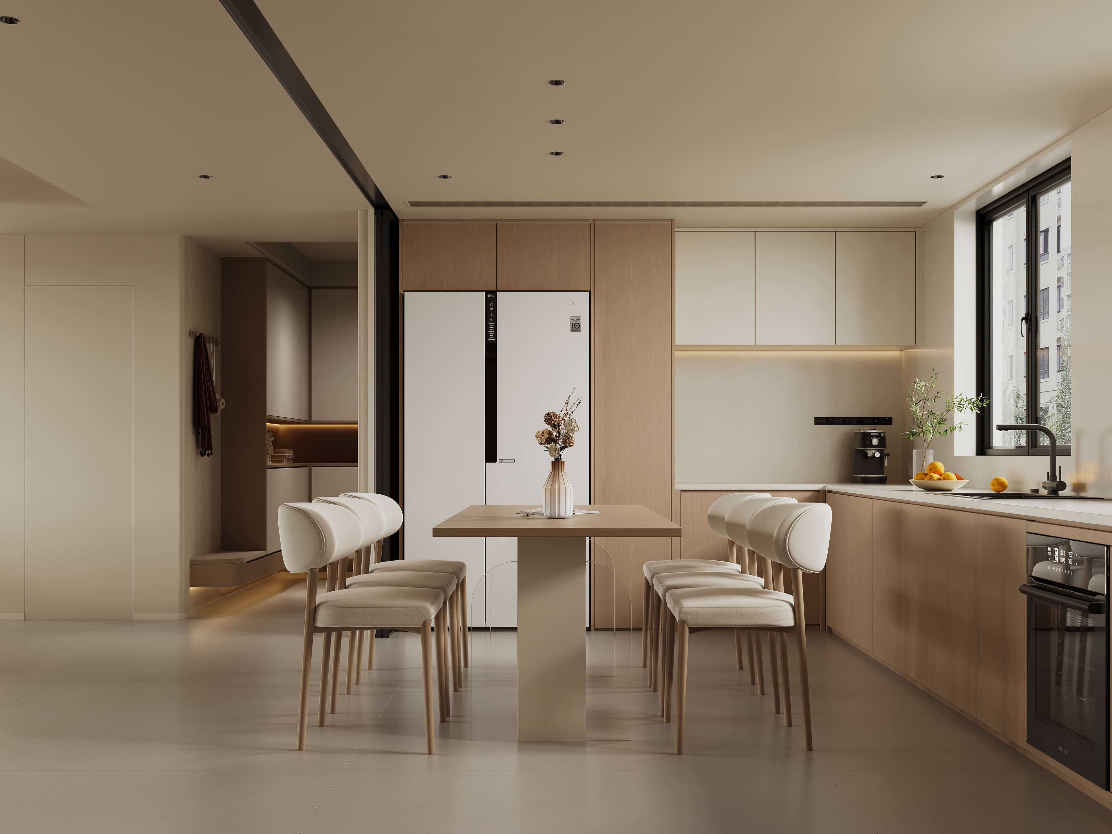 Living Room Dining Room Kitchen Bedroom Bathroom - 3D Model by shinngetu