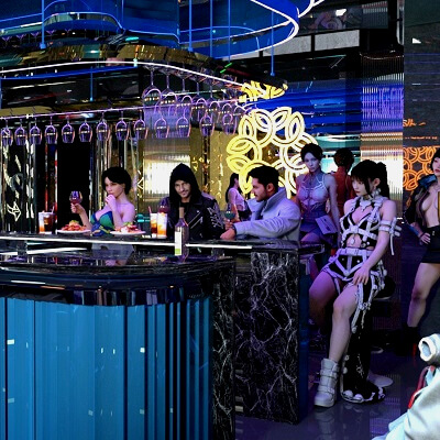 Cyber Bar Interior for DAZ by Shredder