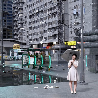Dystopian District for DAZ by Shredder