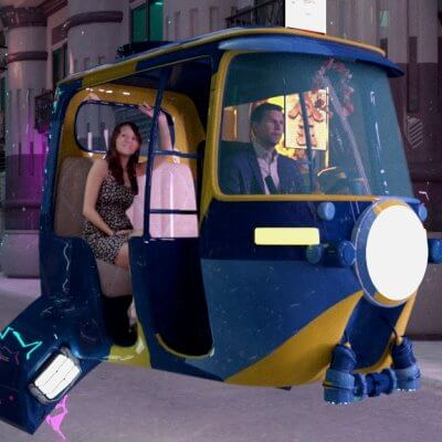 Future Sci-Fi Tuk Tuk by Shredder