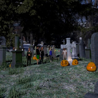 Halloween Party for DAZ by Shredder