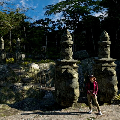 Jungle Bridge for DAZ by Shredder