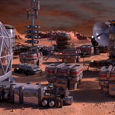 Mars Base A12 for Daz by Shredder