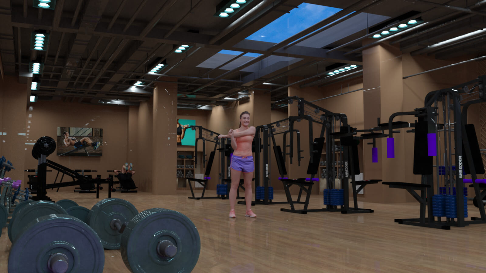 Shredder Gym for DAZ by Shredder