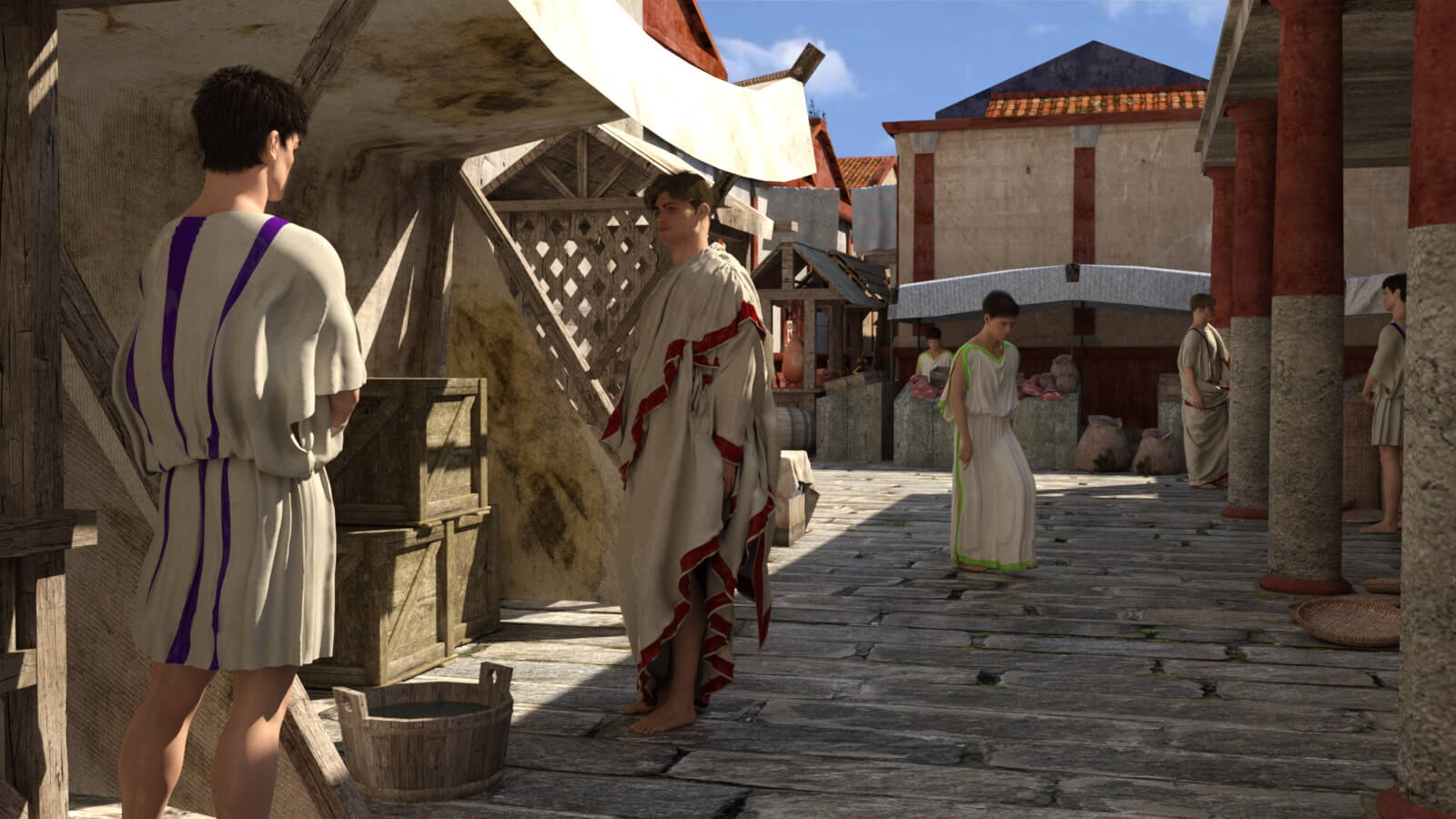Streets of Ancient Rome for DAZ by Shredder