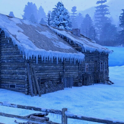 Winter Cabin for DAZ by Shredder