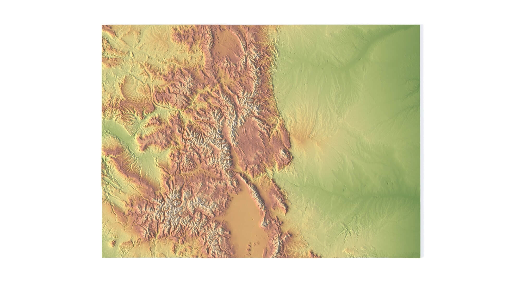 Colorado Terrain 3D Map by Shustrik
